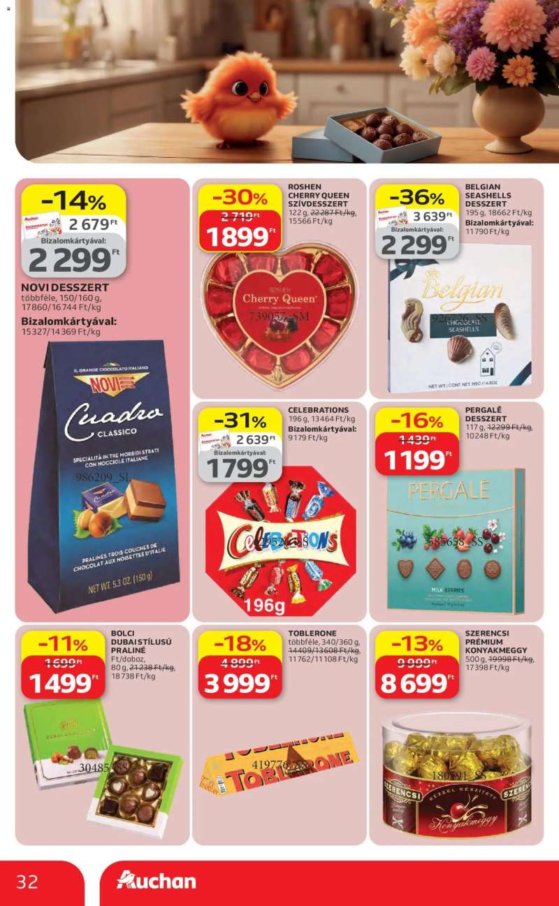 Auchan Auchan akciós újság 32 oldal