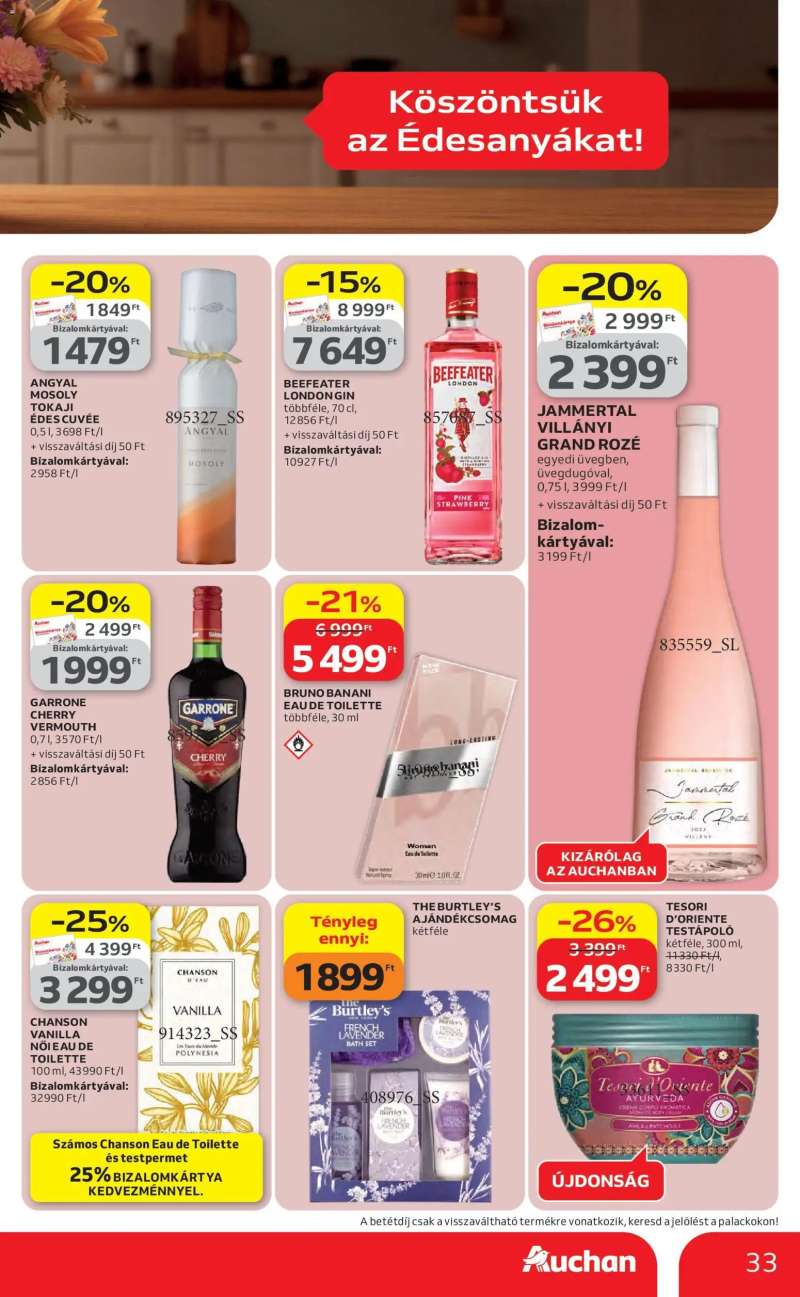 Auchan Auchan akciós újság 33 oldal