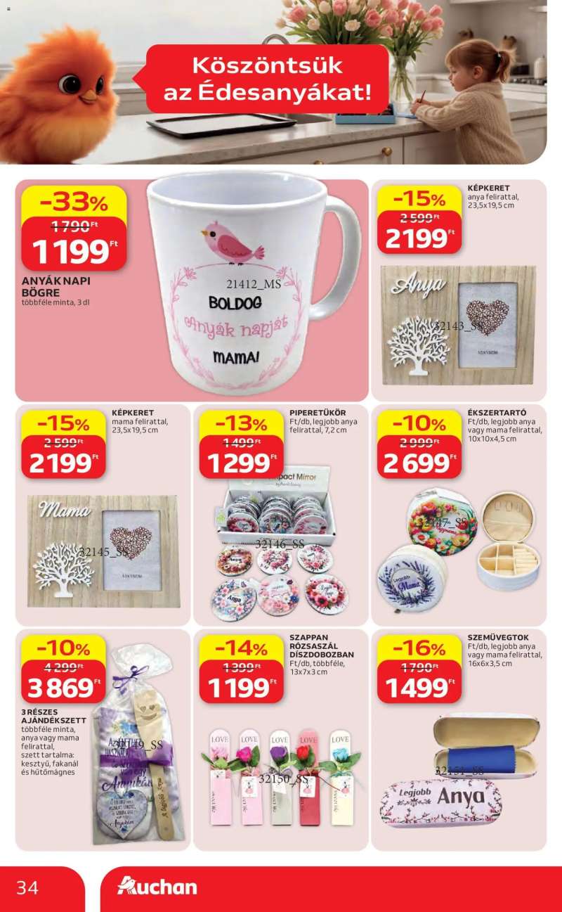 Auchan Auchan akciós újság 34 oldal