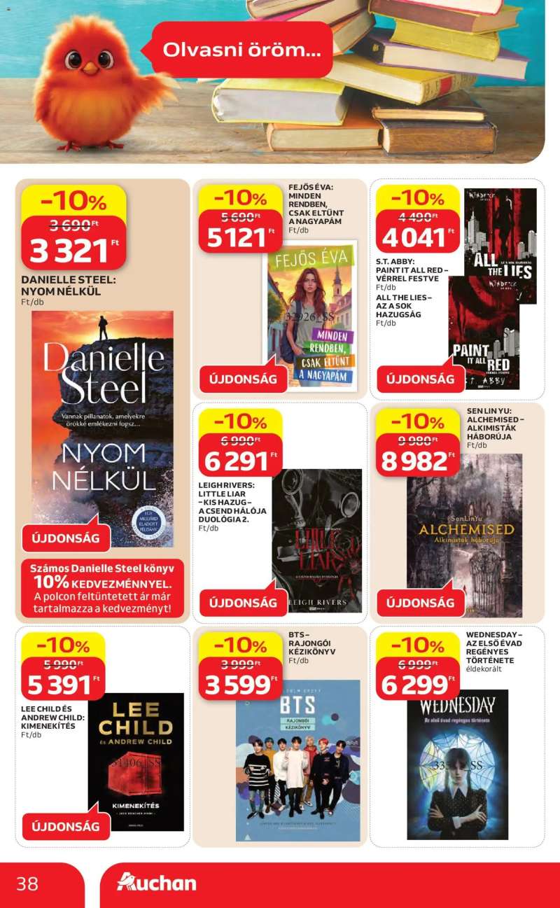 Auchan Auchan akciós újság 38 oldal