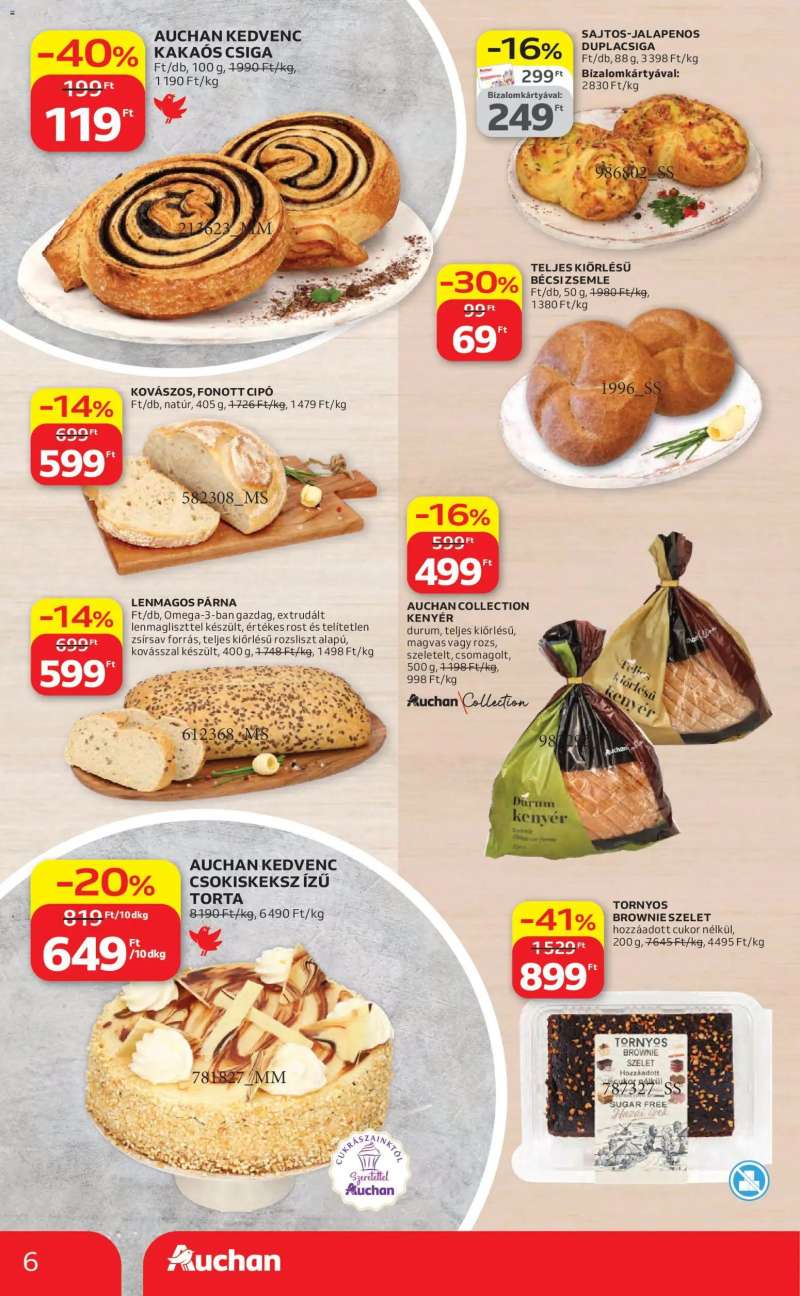 Auchan Auchan akciós újság 6 oldal