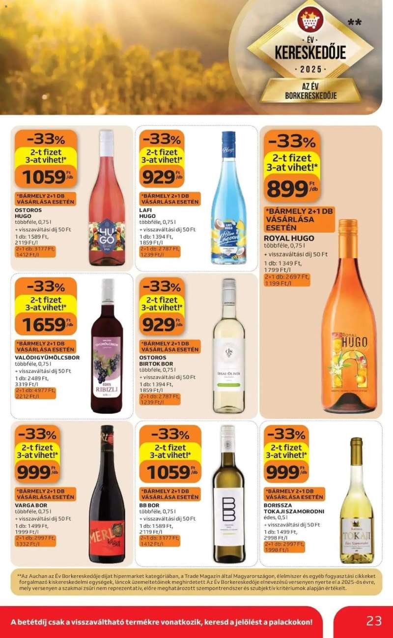 Auchan Auchan akciós újság Budapest 23 oldal