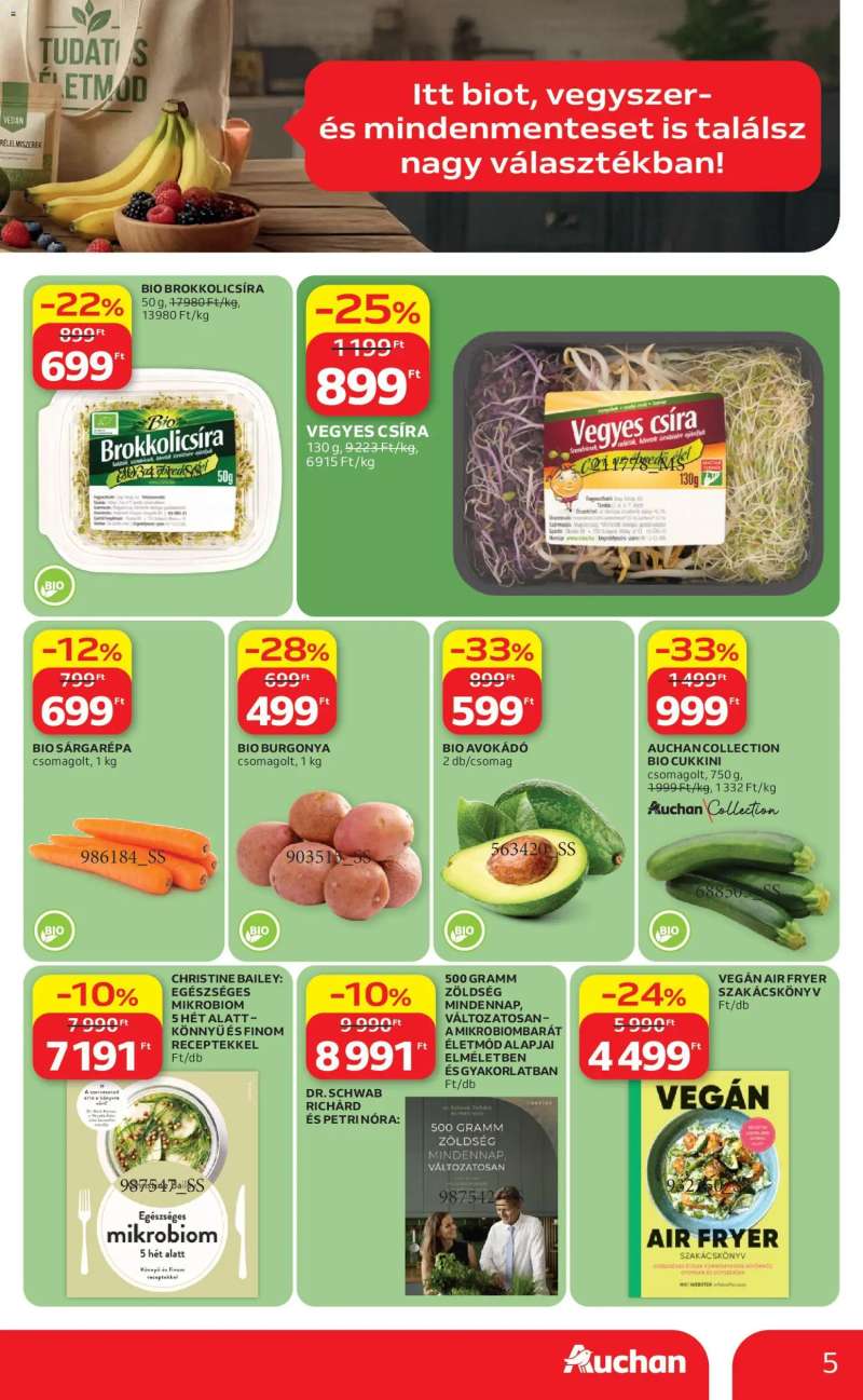 Auchan Auchan Green week ajánlataink 5 oldal