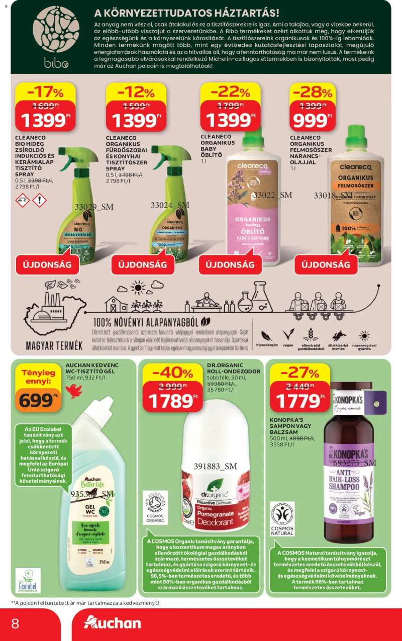 Auchan Auchan Green week ajánlataink 8 oldal