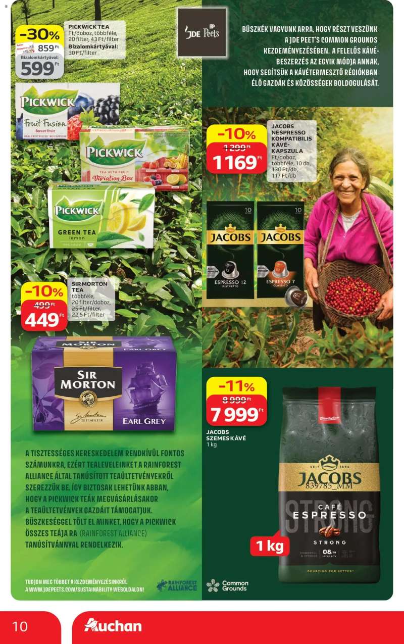 Auchan Auchan Szupermarket akciós újság 10 oldal