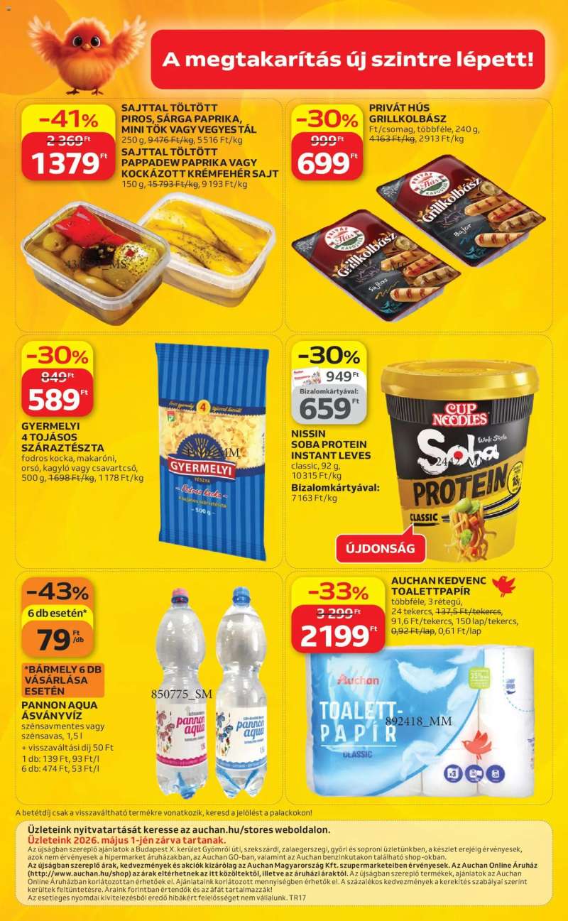 Auchan Auchan Szupermarket akciós újság 12 oldal