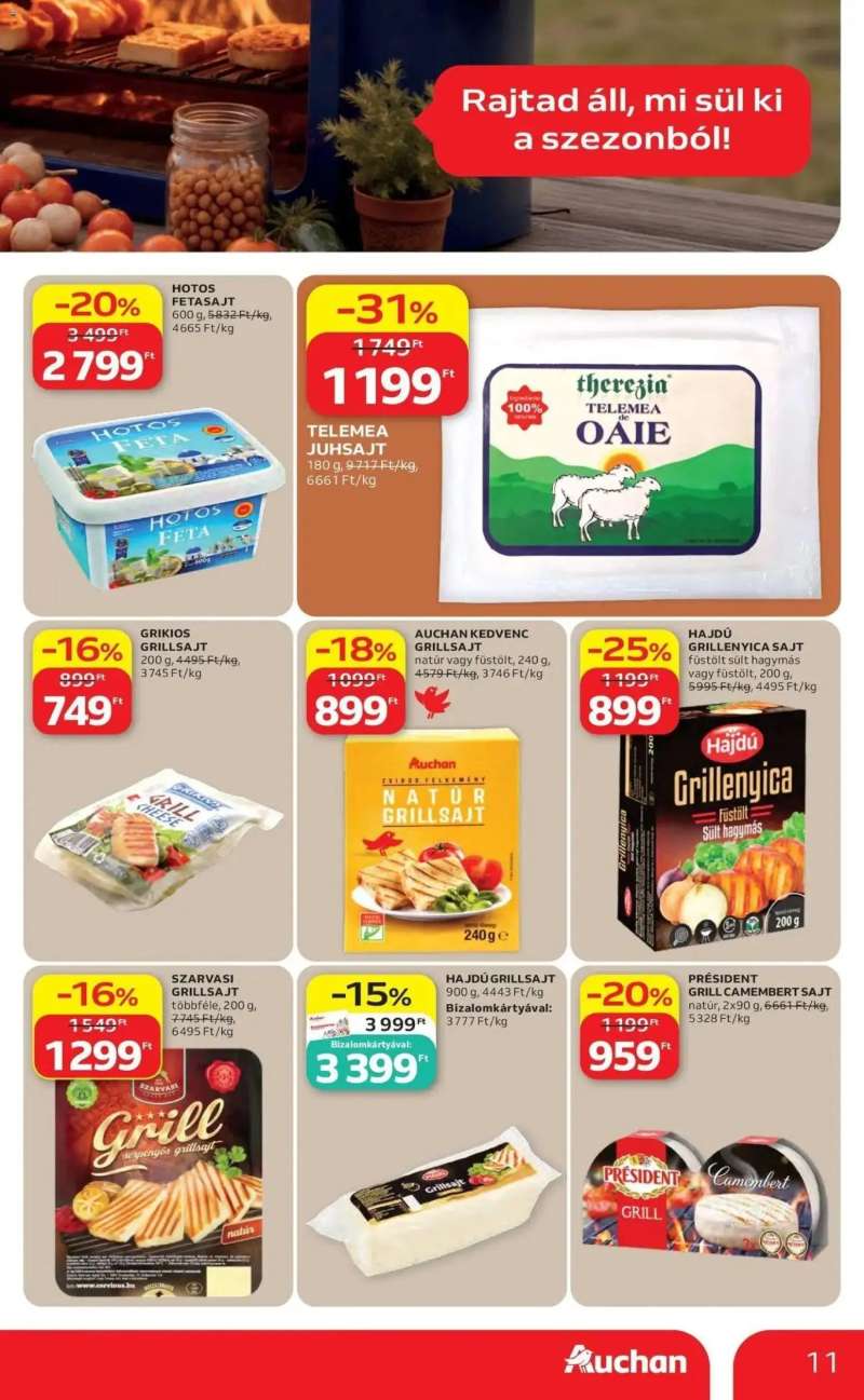 Auchan Auchan újság érvényessége 2026.05.06-ig 11 oldal