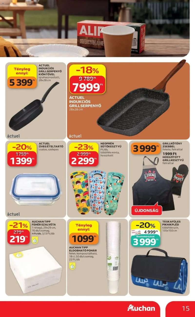 Auchan Auchan újság érvényessége 2026.05.06-ig 15 oldal