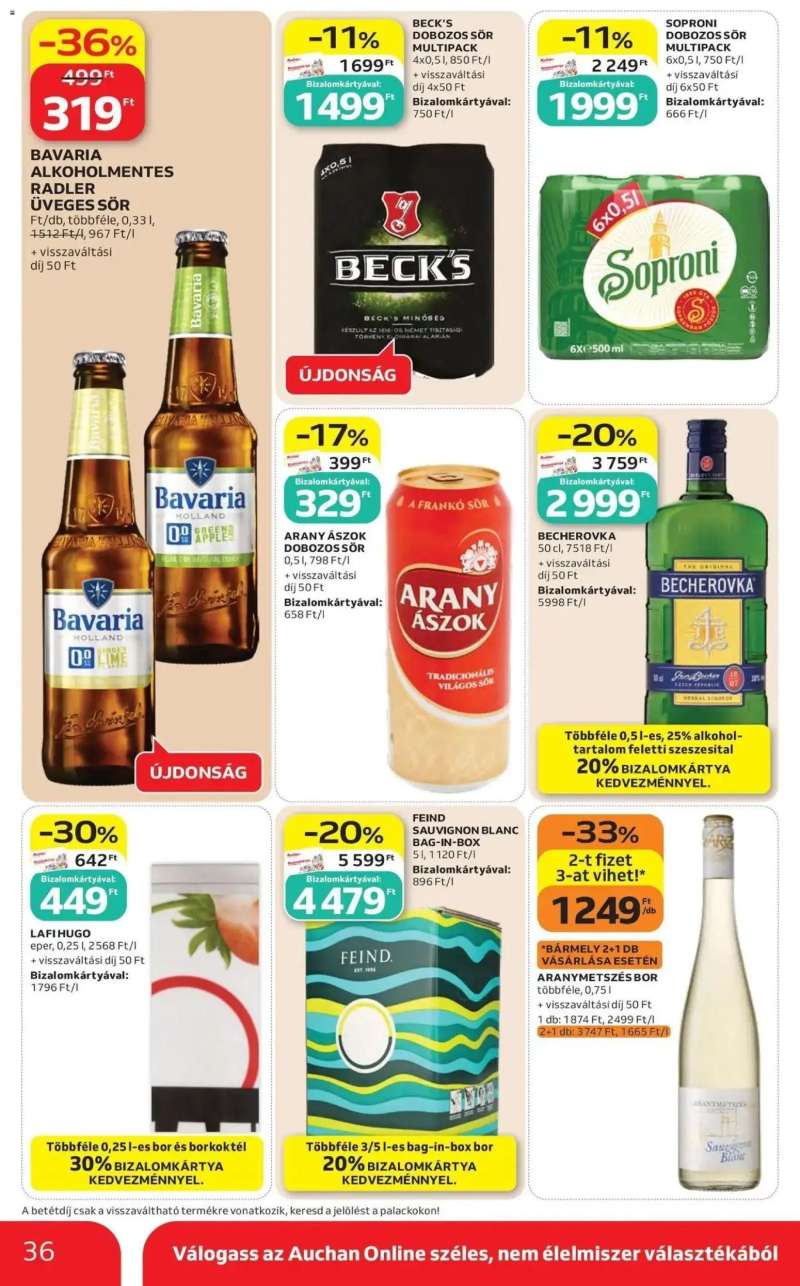 Auchan Auchan újság érvényessége 2026.05.06-ig 36 oldal