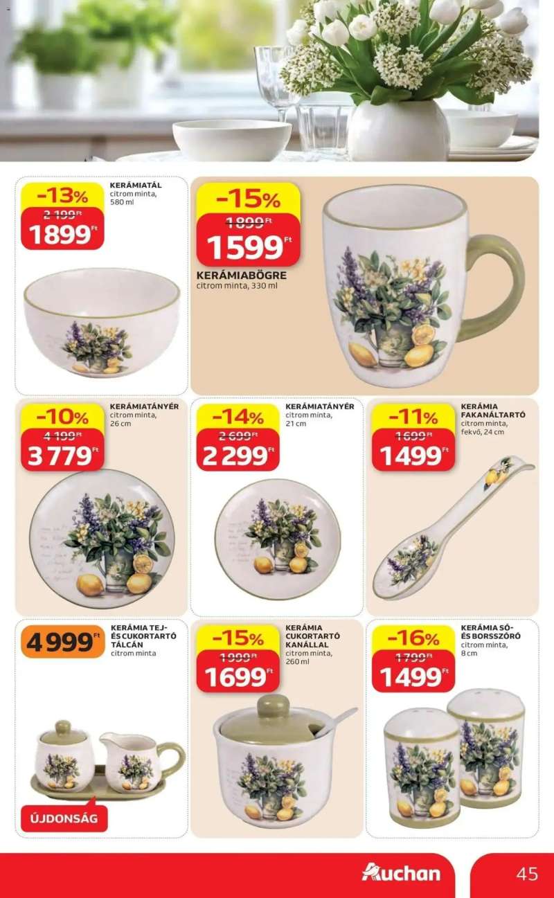 Auchan Auchan újság érvényessége 2026.05.06-ig 45 oldal