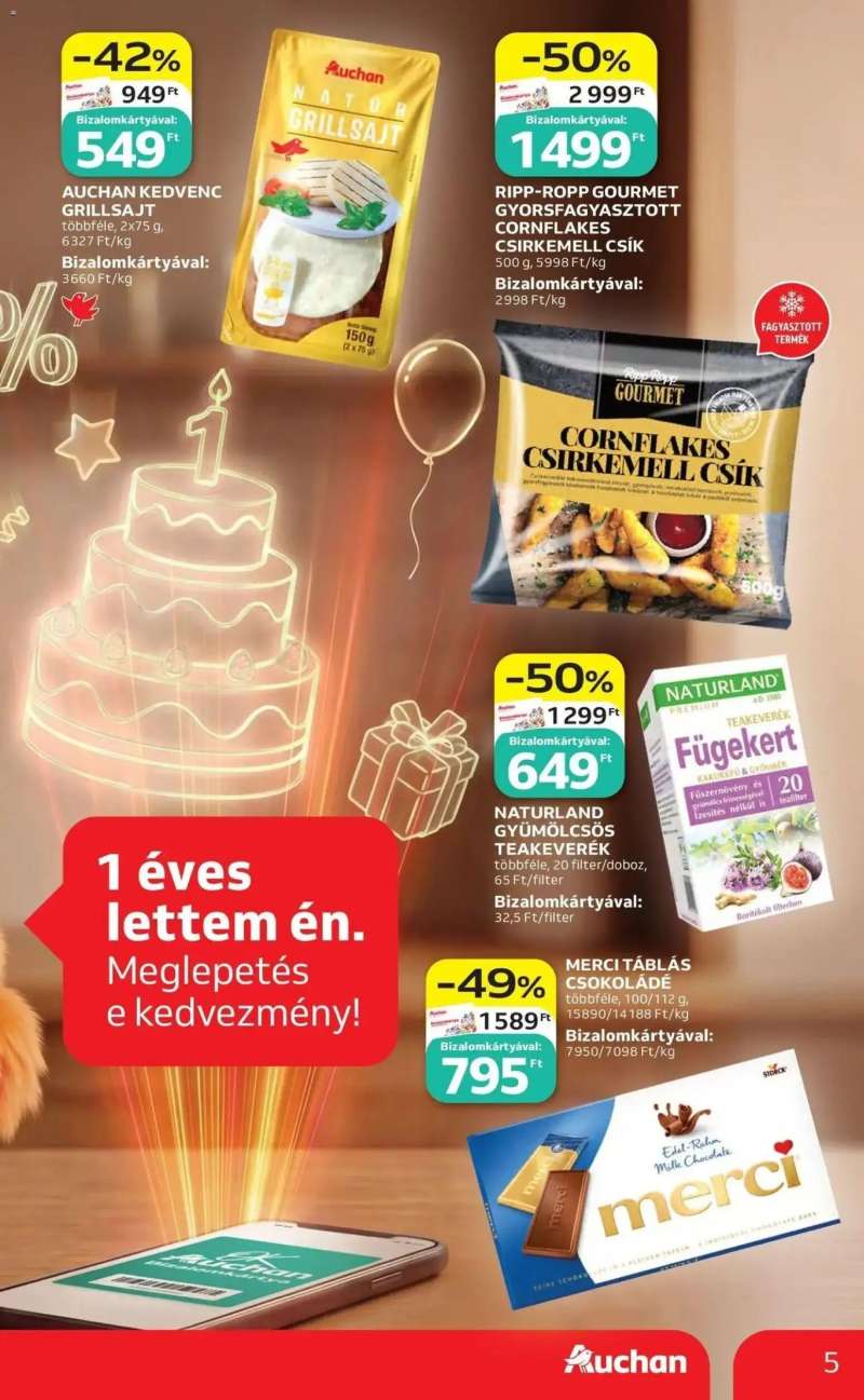 Auchan Auchan újság érvényessége 2026.05.06-ig 5 oldal