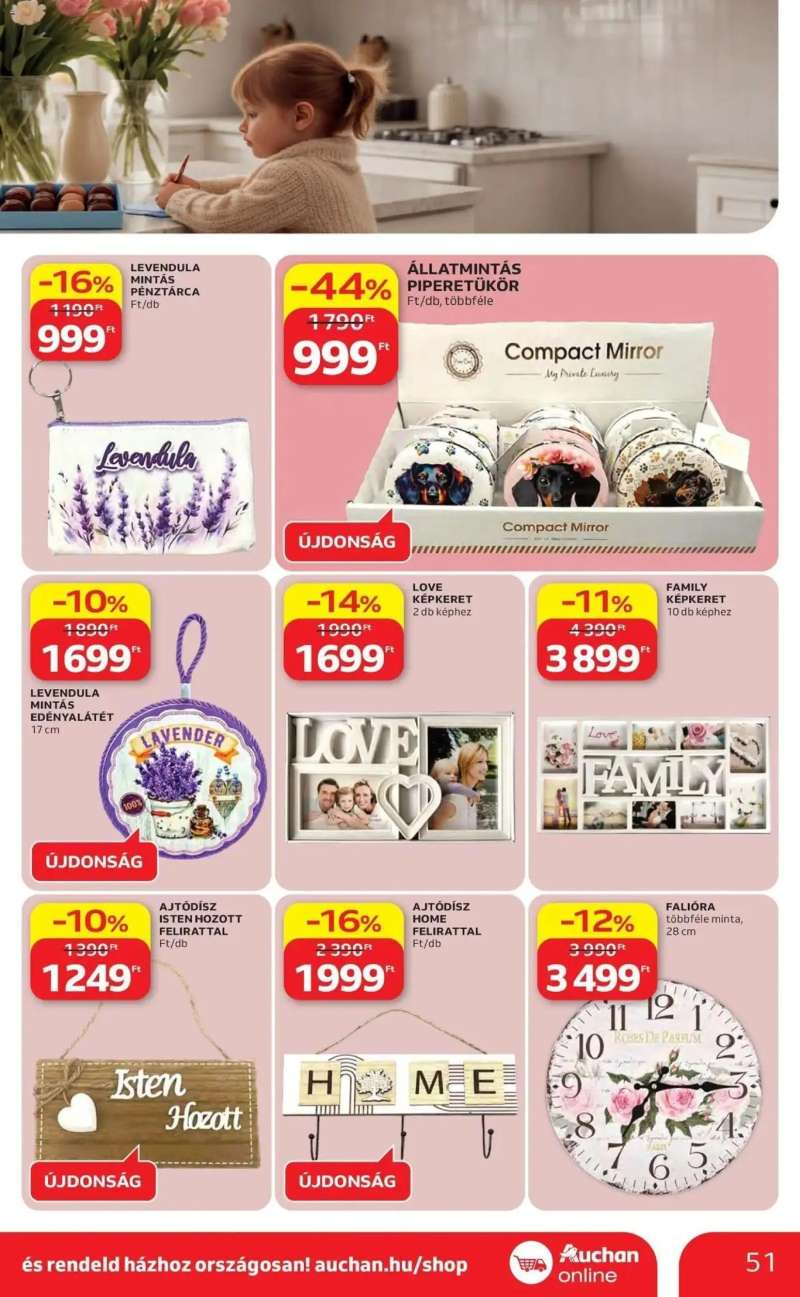 Auchan Auchan újság érvényessége 2026.05.06-ig 51 oldal