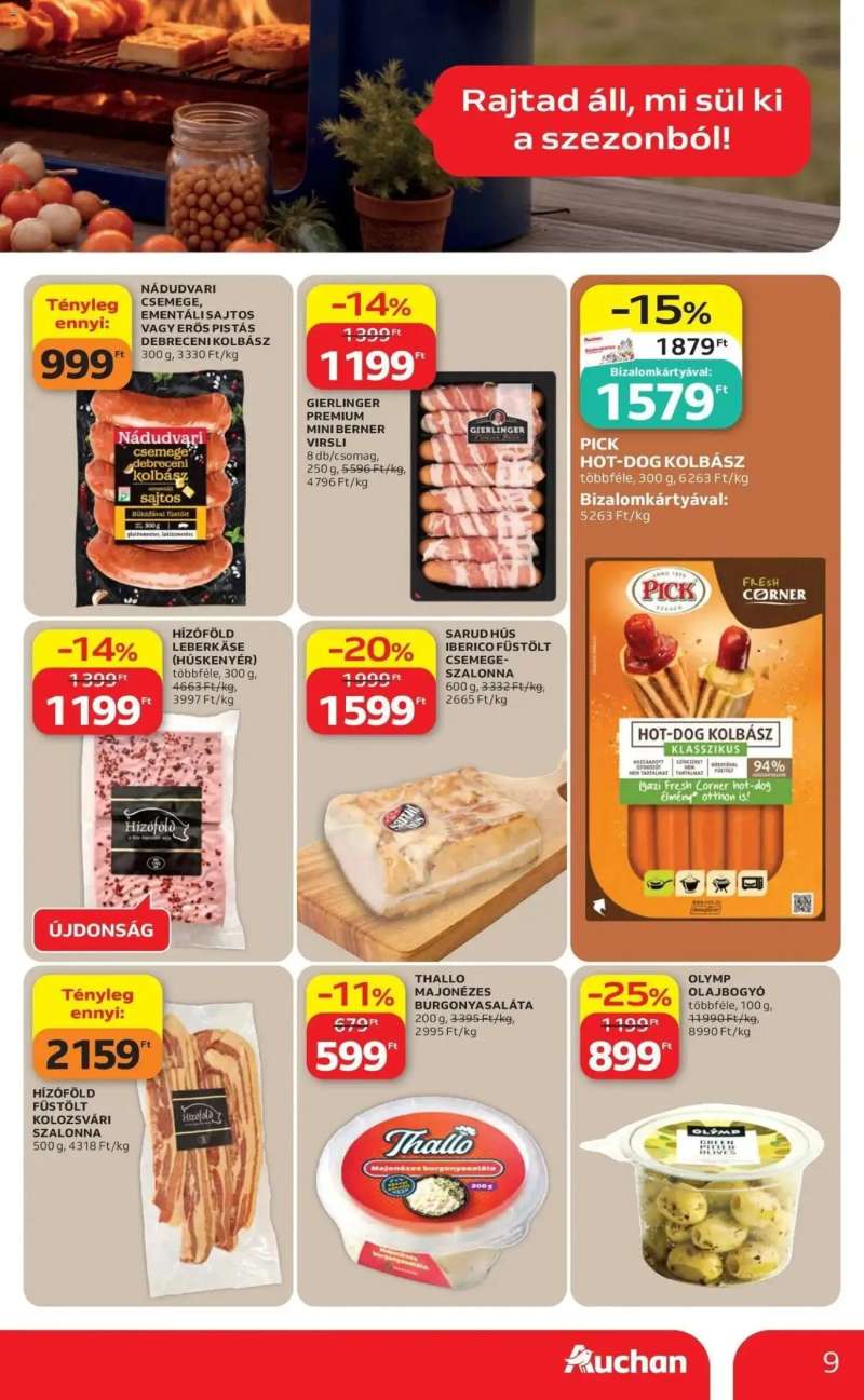 Auchan Auchan újság érvényessége 2026.05.06-ig 9 oldal