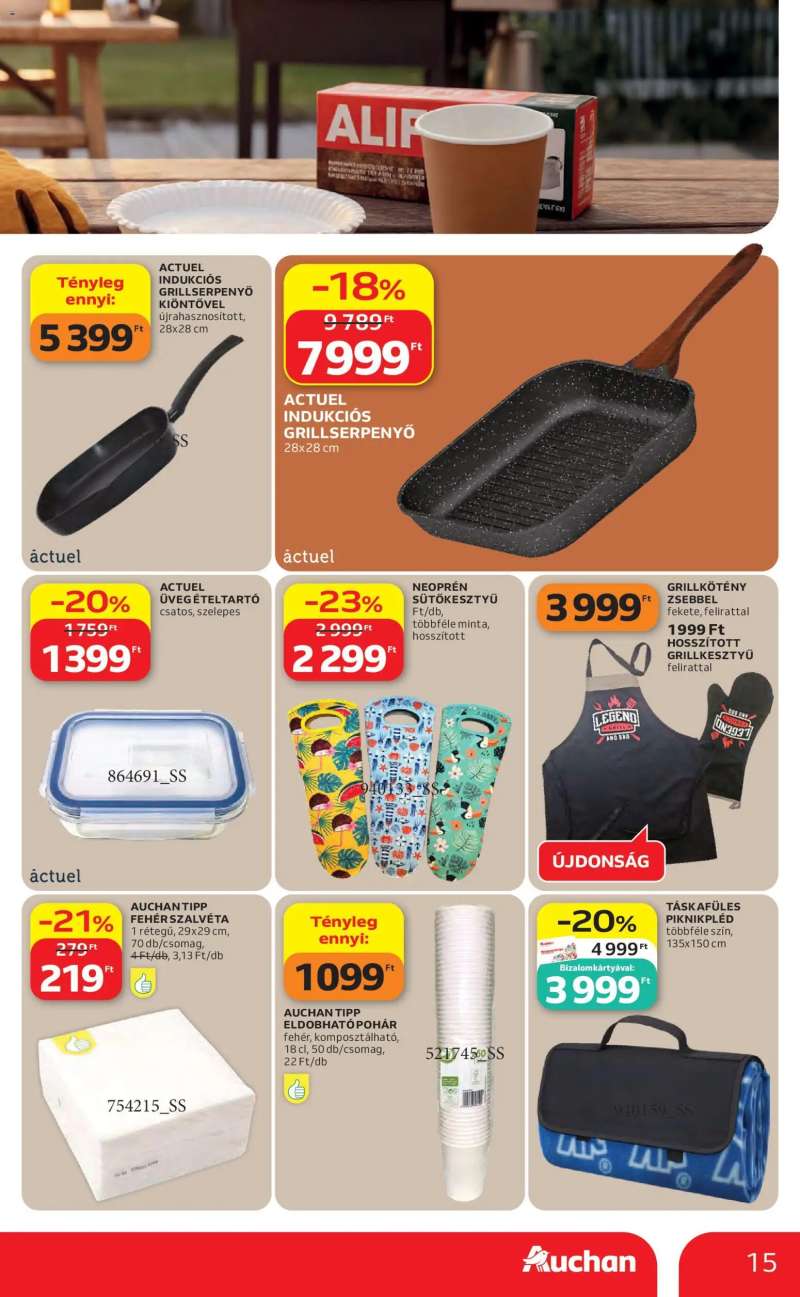 Auchan Auchan akciós újság 15 oldal