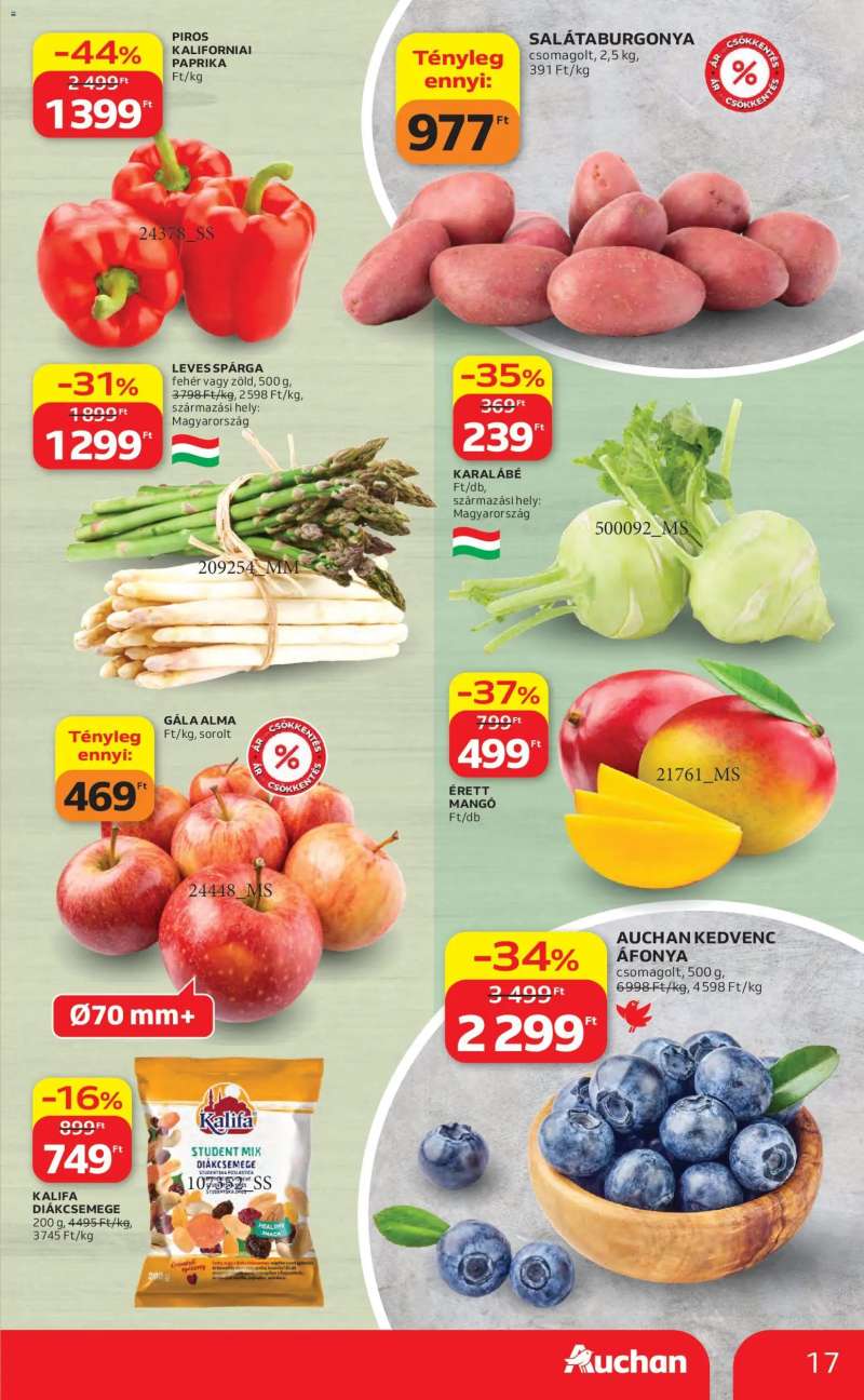 Auchan Auchan akciós újság 17 oldal