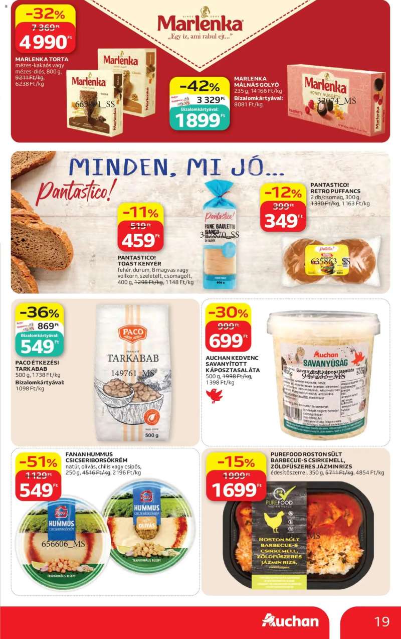 Auchan Auchan akciós újság 19 oldal