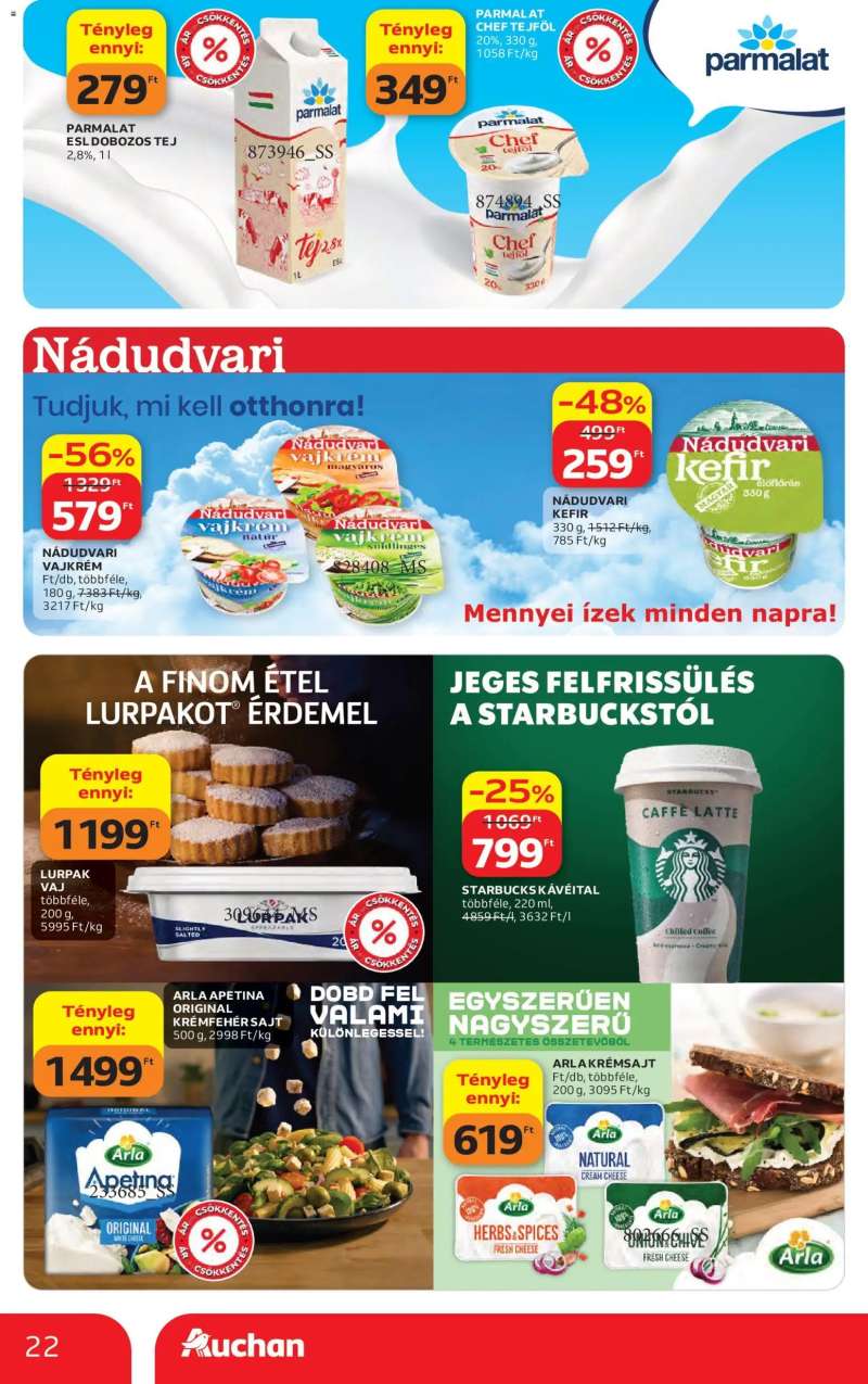 Auchan Auchan akciós újság 22 oldal