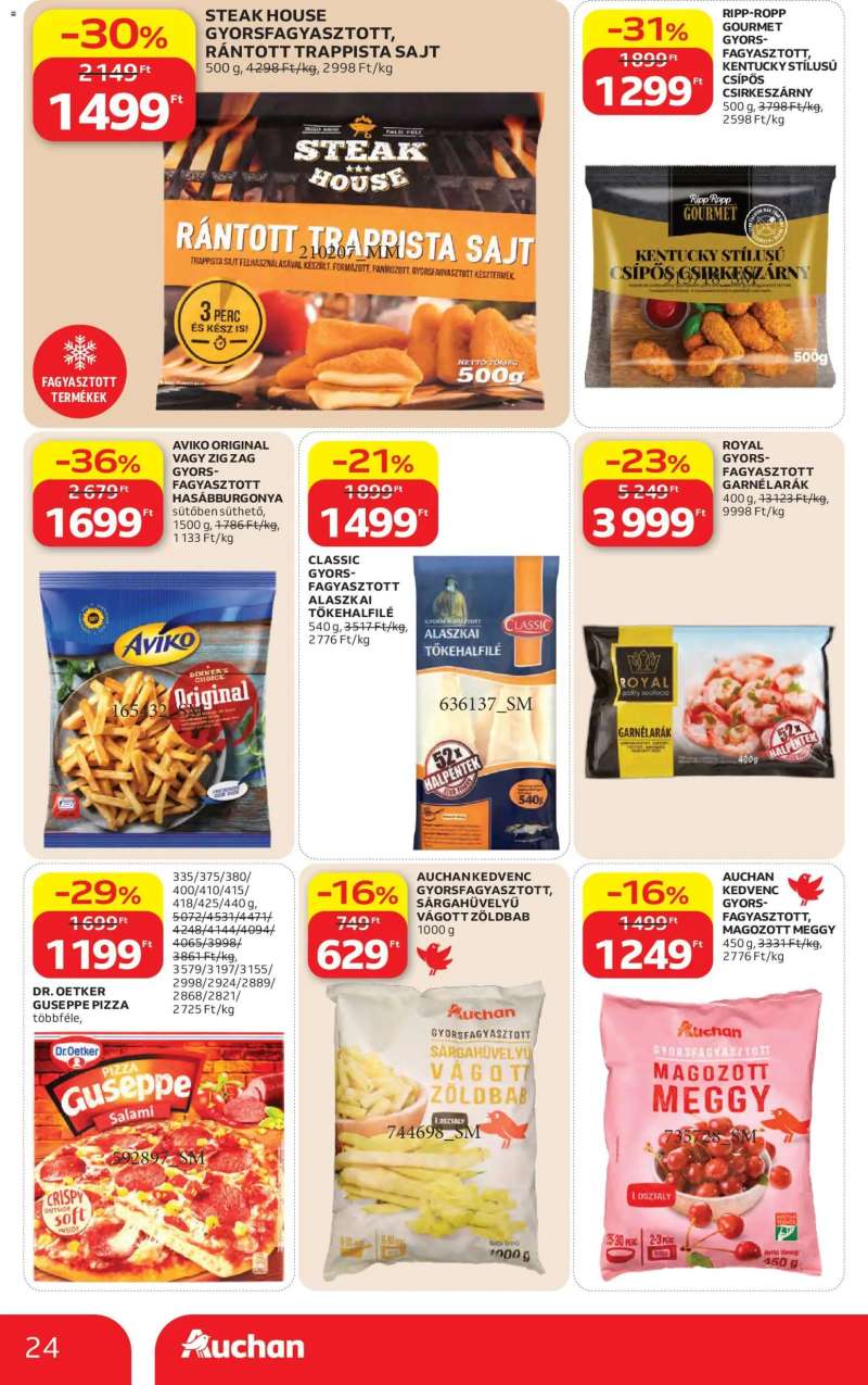 Auchan Auchan akciós újság 24 oldal