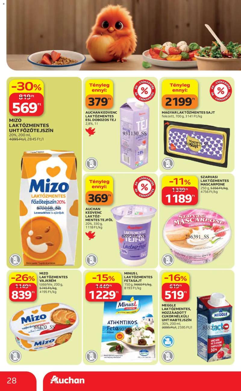 Auchan Auchan akciós újság 28 oldal