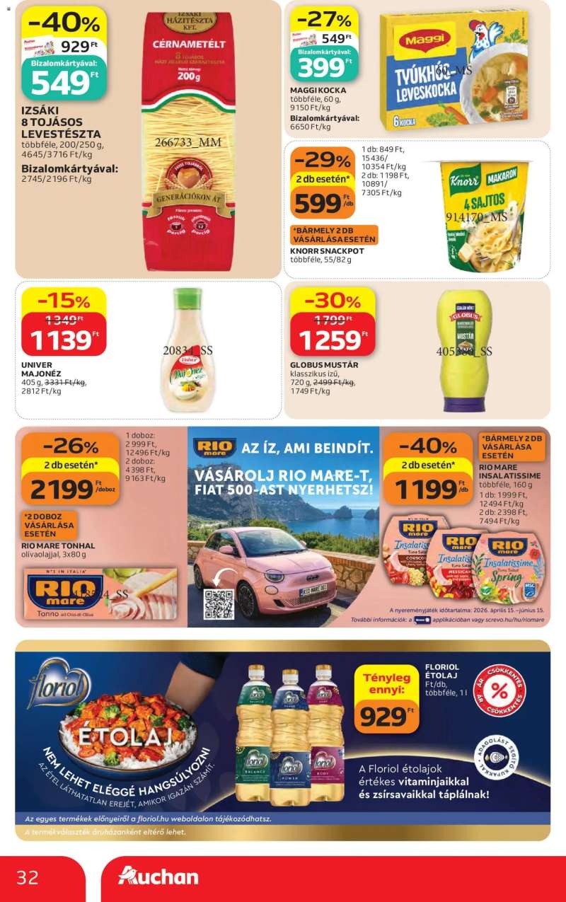 Auchan Auchan akciós újság 32 oldal