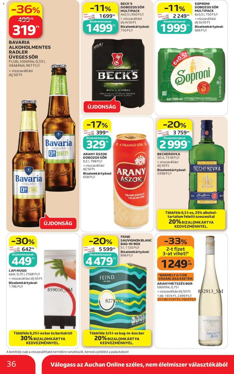 Auchan Auchan akciós újság 36 oldal