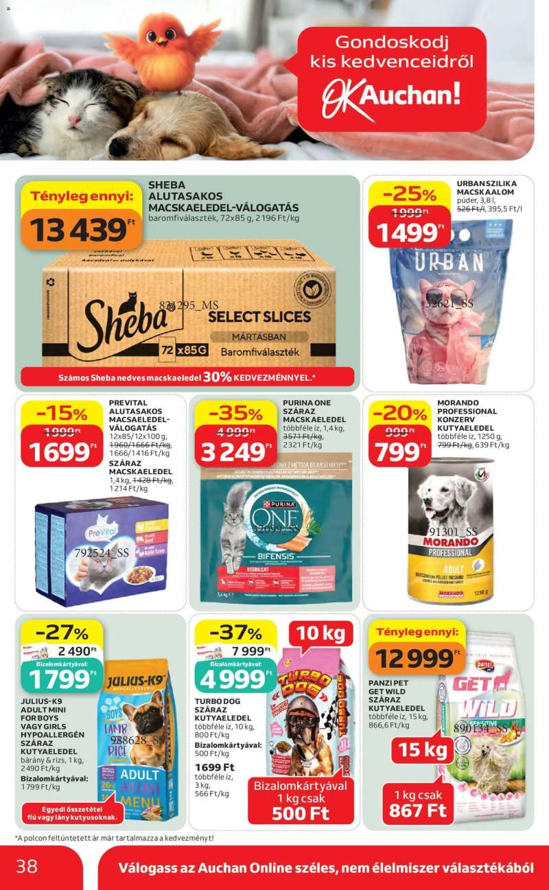 Auchan Auchan akciós újság 38 oldal