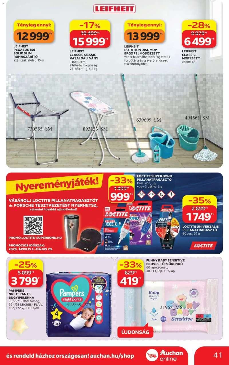 Auchan Auchan akciós újság 41 oldal
