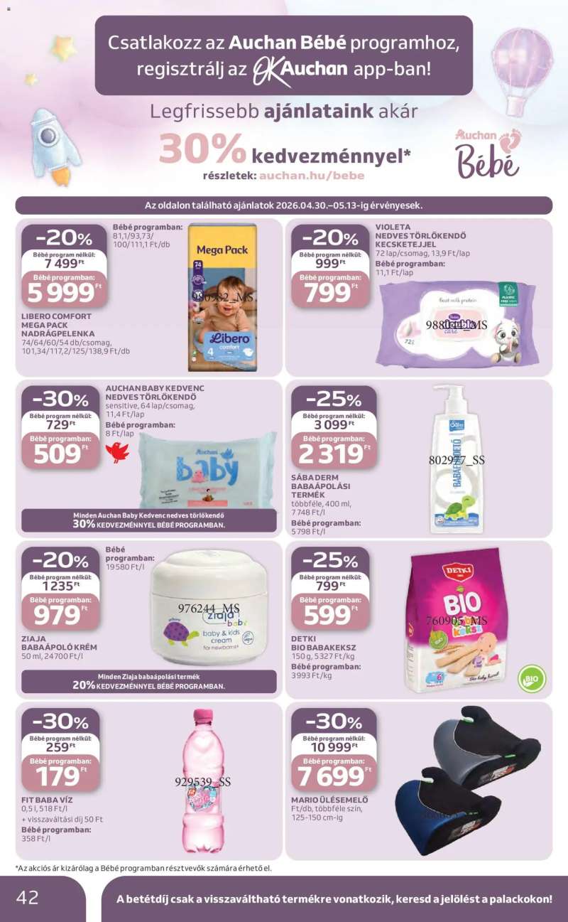 Auchan Auchan akciós újság 42 oldal