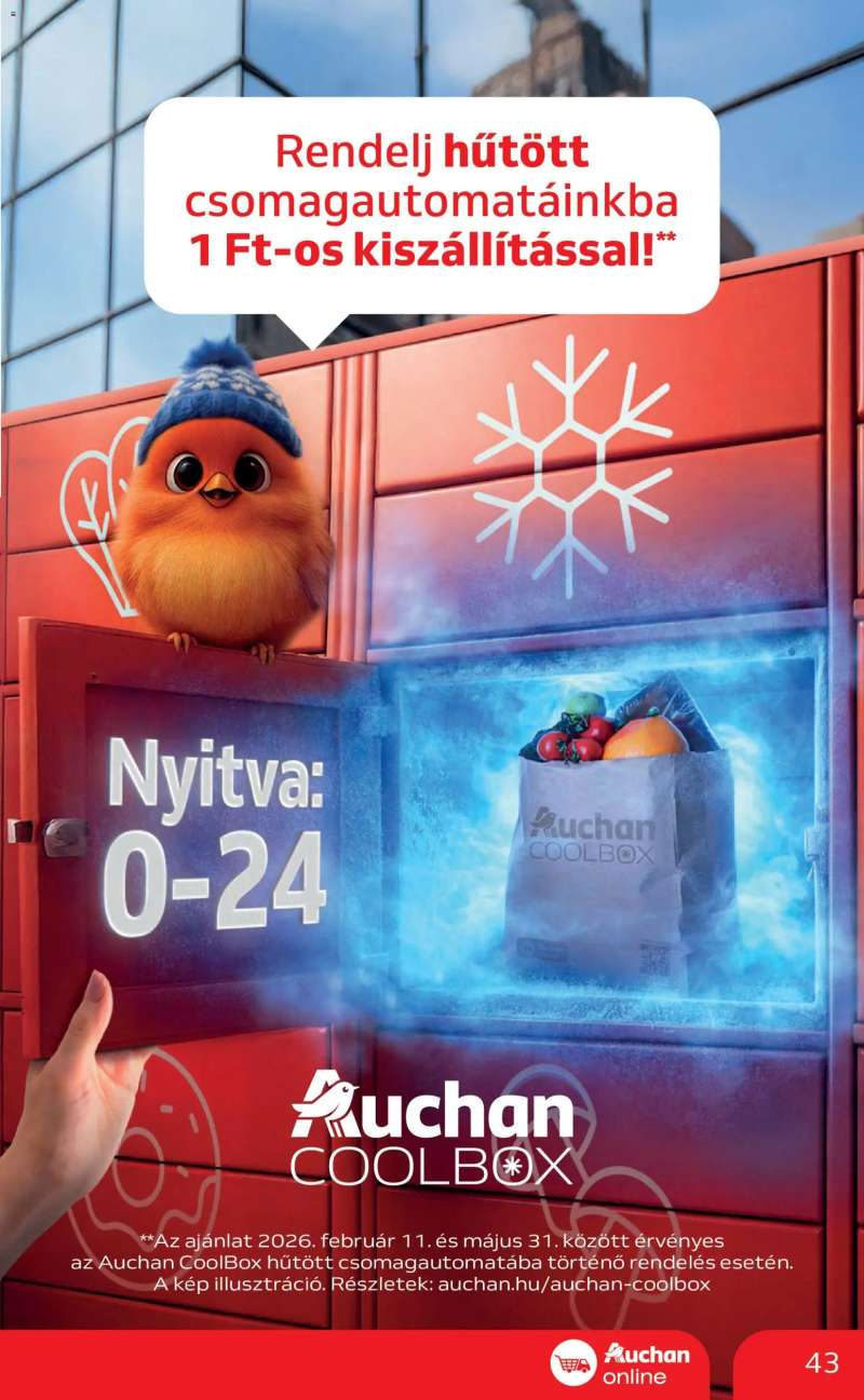 Auchan Auchan akciós újság 43 oldal