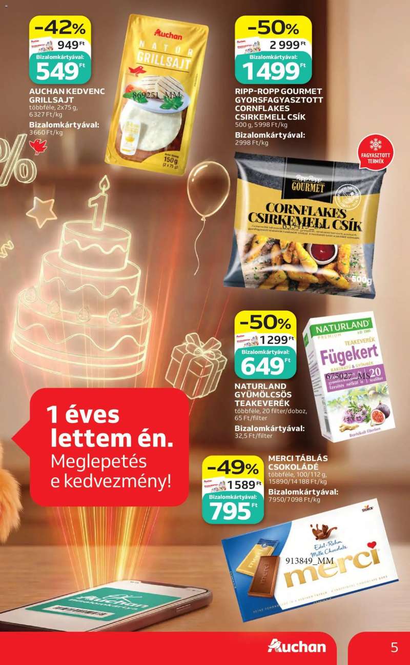 Auchan Auchan akciós újság 5 oldal