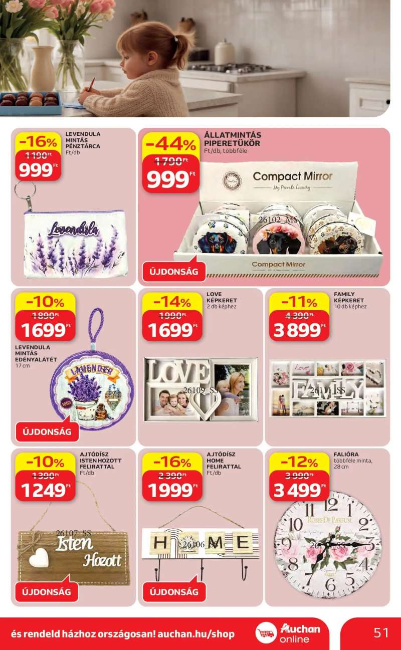Auchan Auchan akciós újság 51 oldal