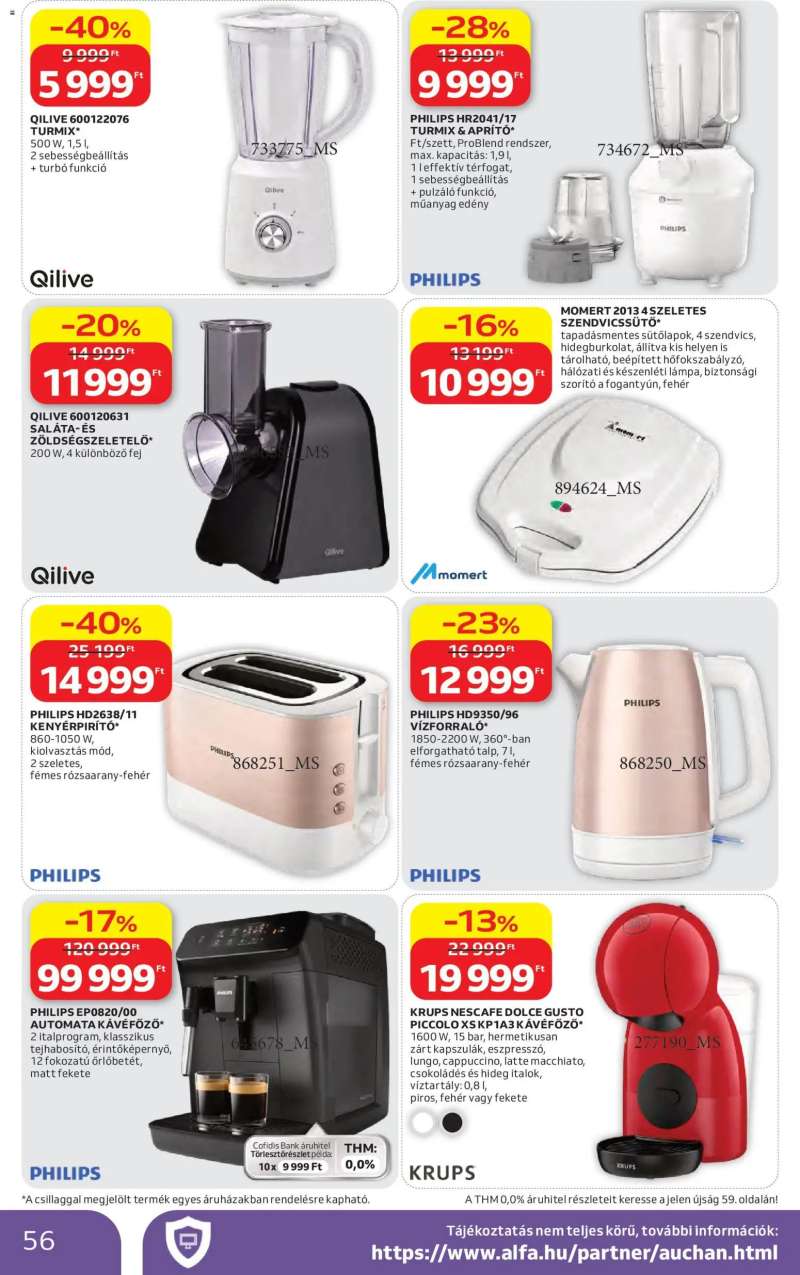 Auchan Auchan akciós újság 56 oldal