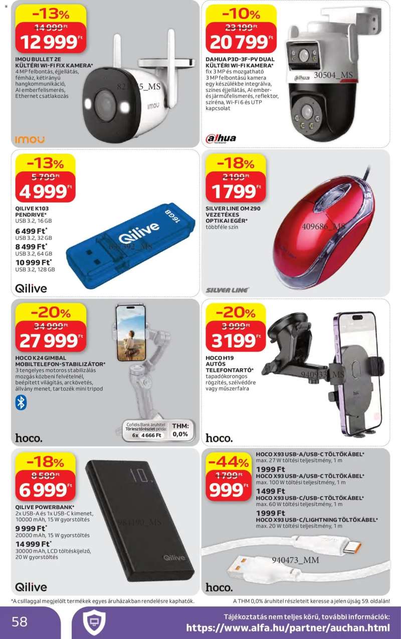 Auchan Auchan akciós újság 58 oldal