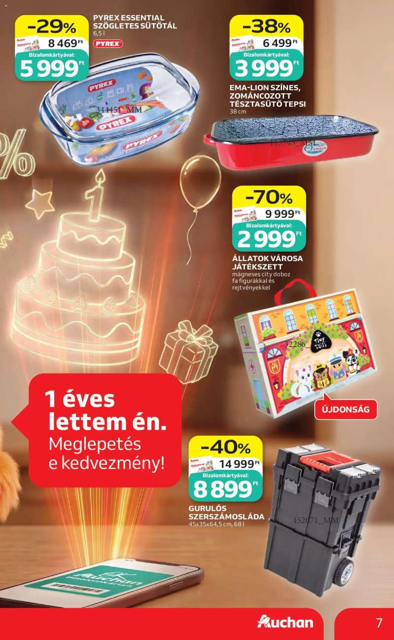 Auchan Auchan akciós újság 7 oldal