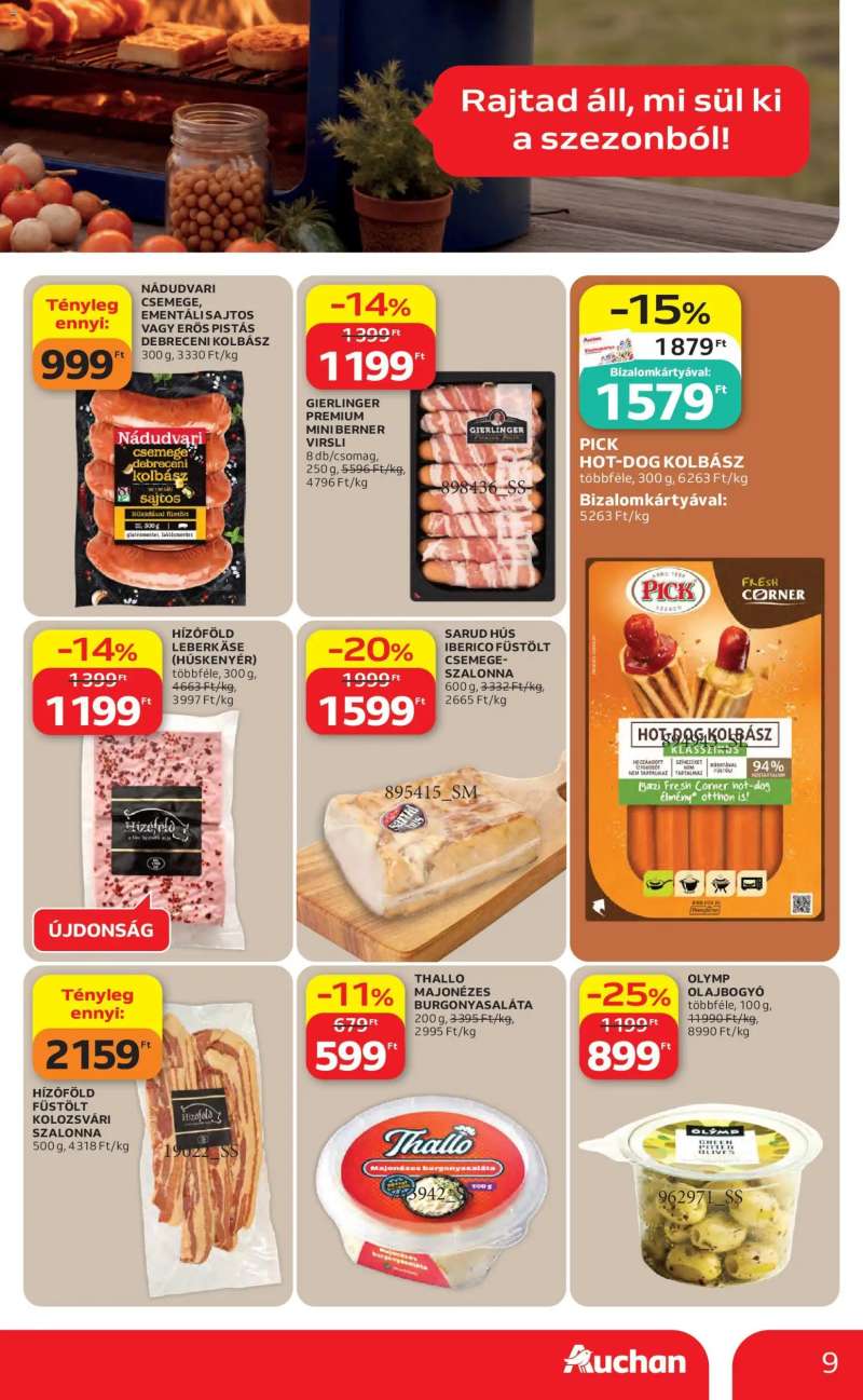 Auchan Auchan akciós újság 9 oldal