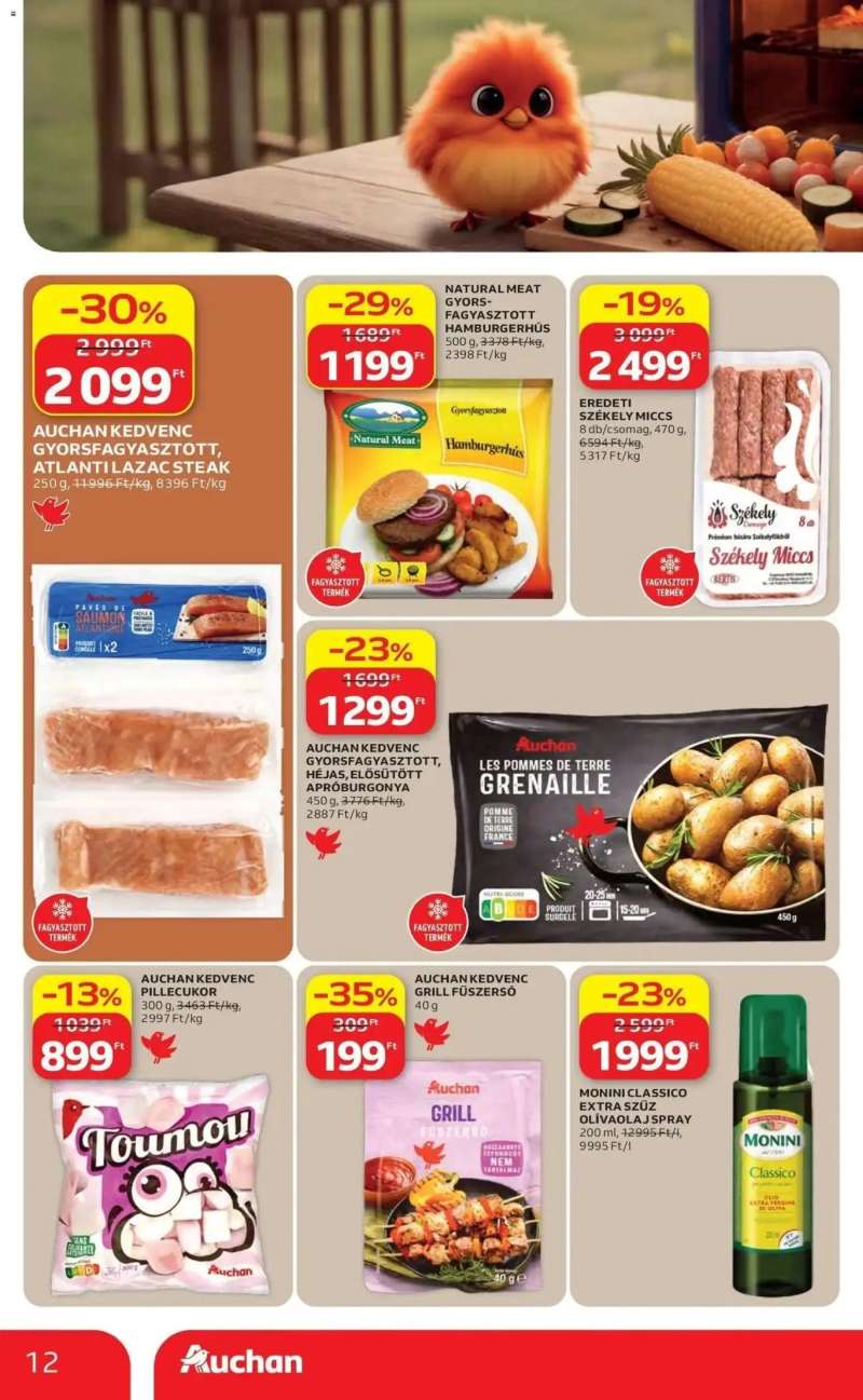 Auchan Auchan akciós újság Budapest 12 oldal
