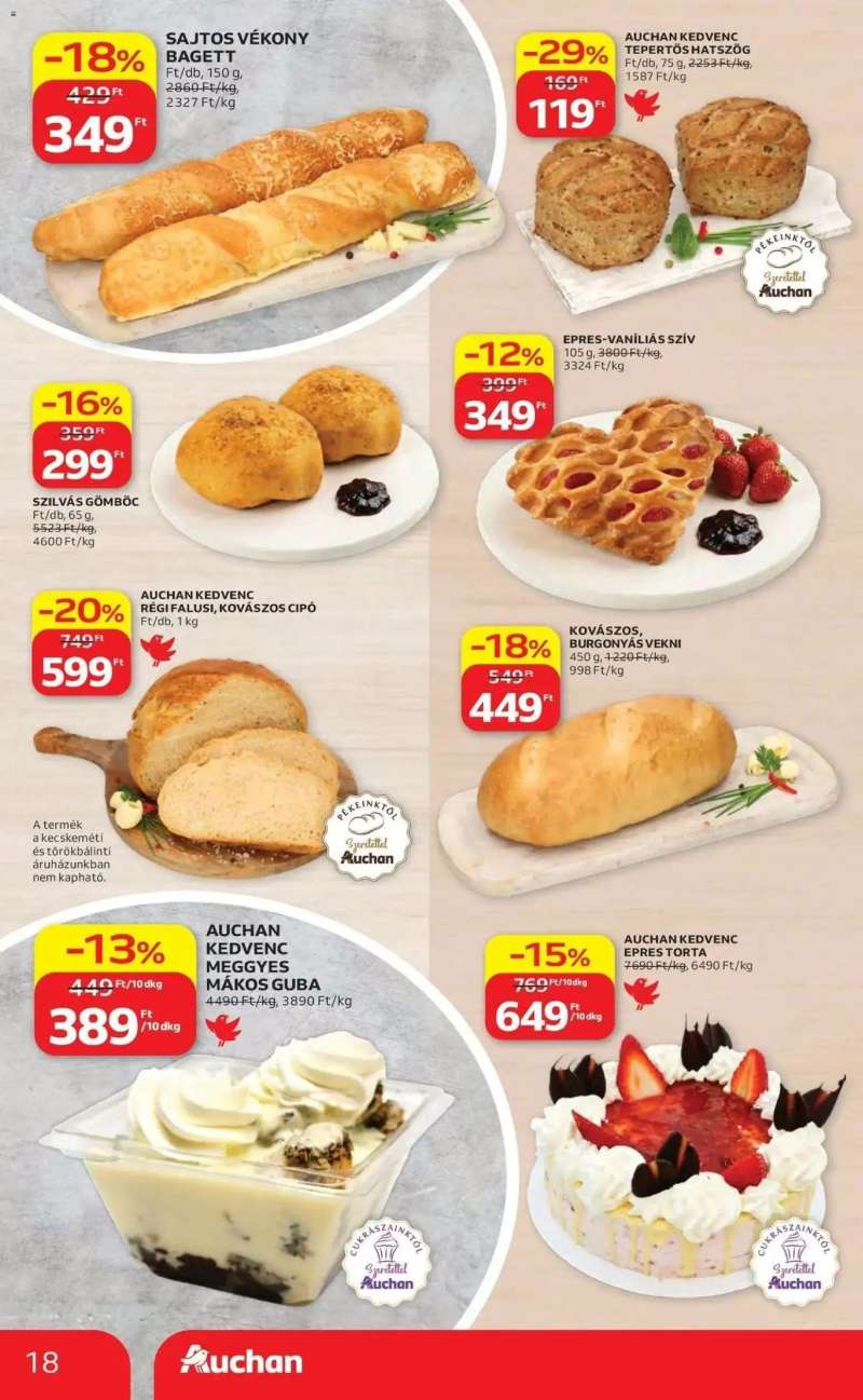 Auchan Auchan akciós újság Budapest 18 oldal