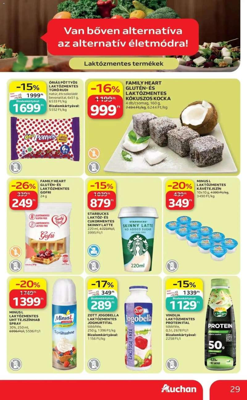 Auchan Auchan akciós újság Budapest 29 oldal