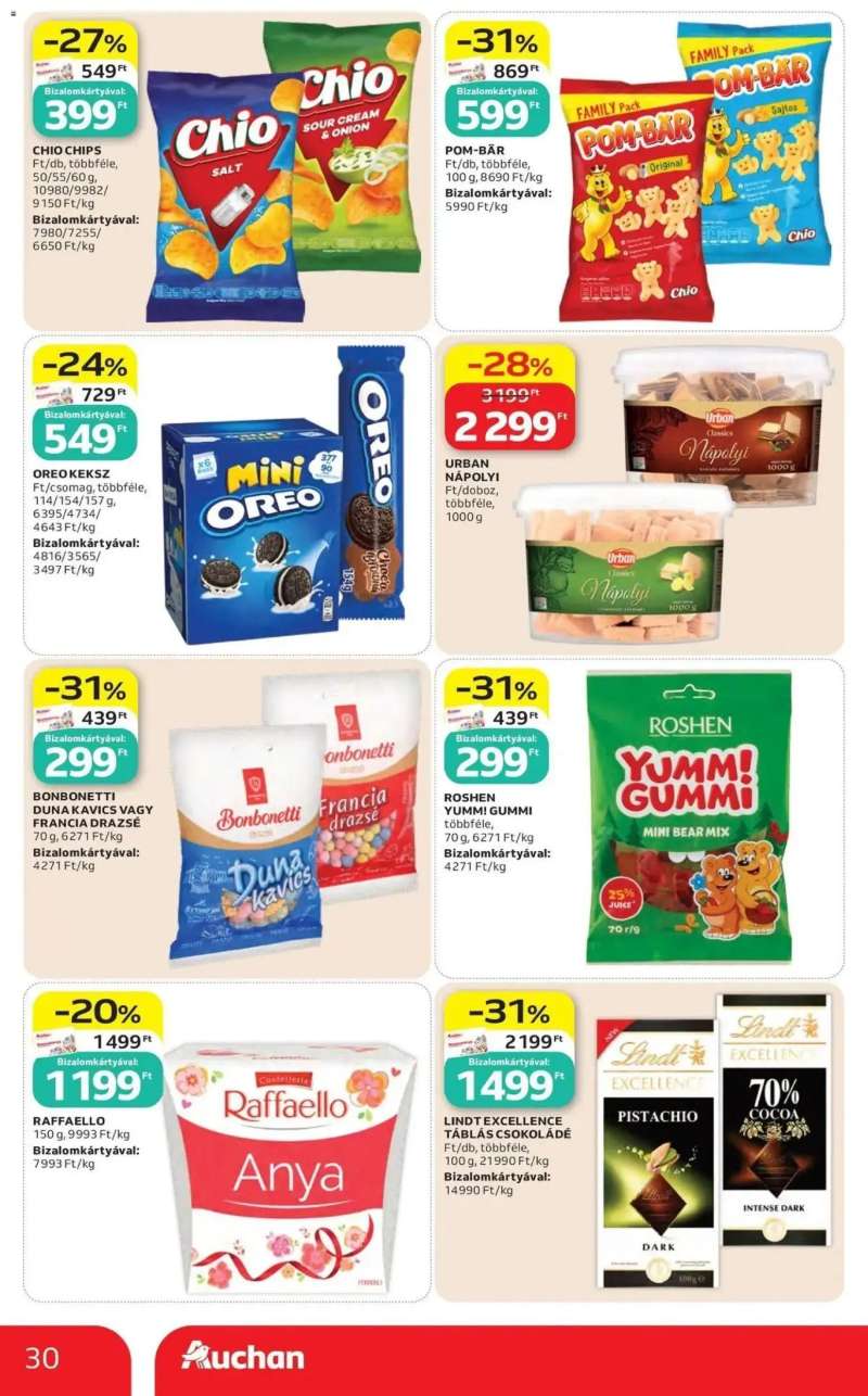 Auchan Auchan akciós újság Budapest 30 oldal