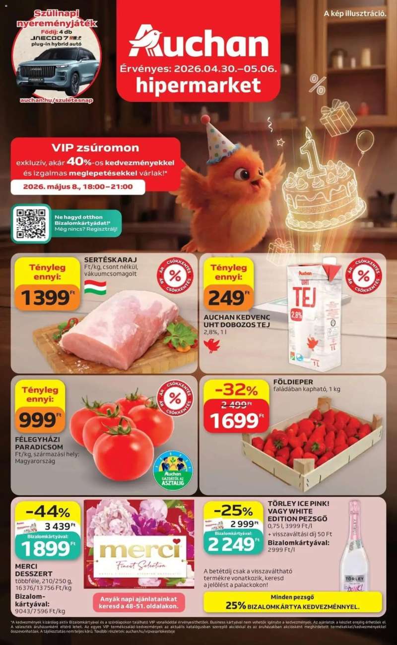 Auchan Auchan akciós újság Miskolc 1 oldal
