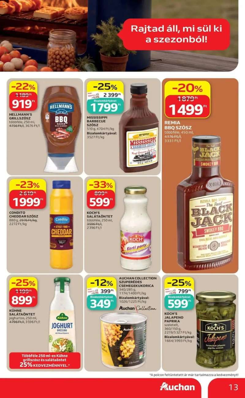 Auchan Auchan akciós újság Miskolc 13 oldal