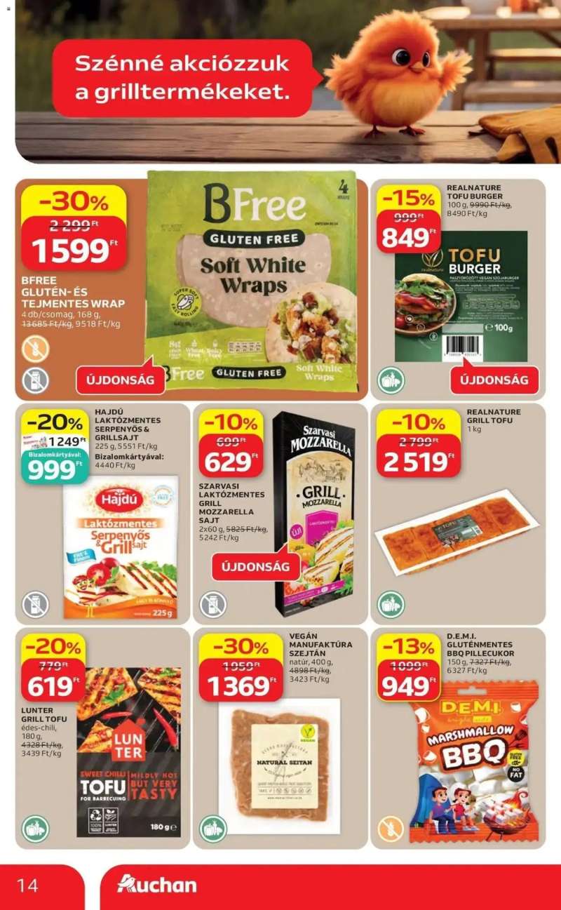 Auchan Auchan akciós újság Miskolc 14 oldal