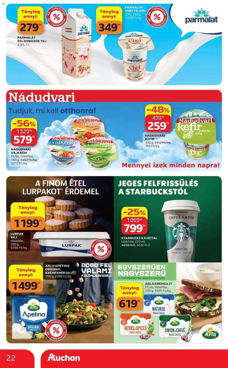 Auchan Auchan akciós újság Miskolc 22 oldal
