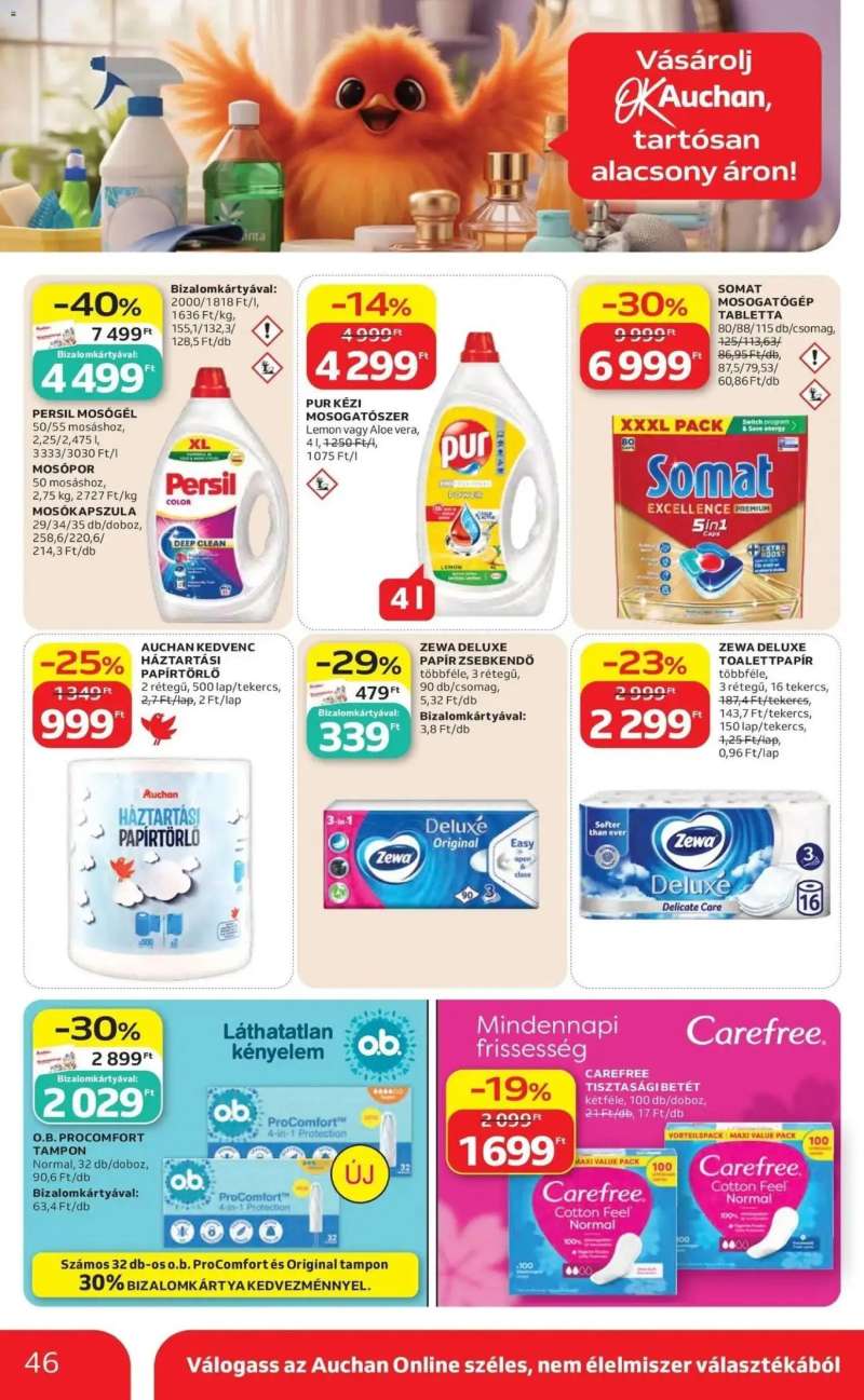 Auchan Auchan akciós újság Miskolc 46 oldal