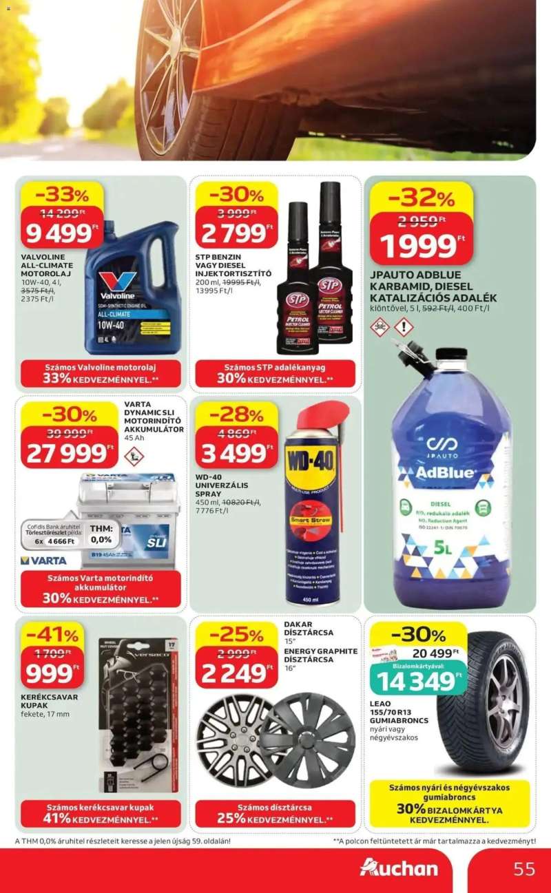 Auchan Auchan akciós újság Miskolc 55 oldal