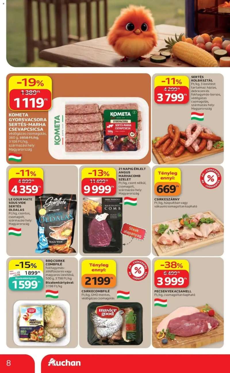 Auchan Auchan akciós újság Miskolc 8 oldal