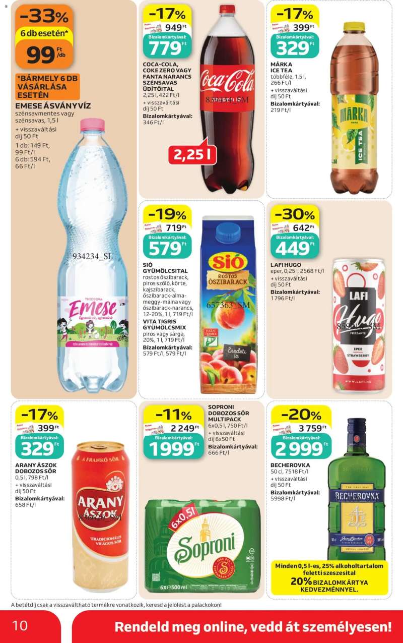 Auchan Auchan Szupermarket akciós újság 10 oldal