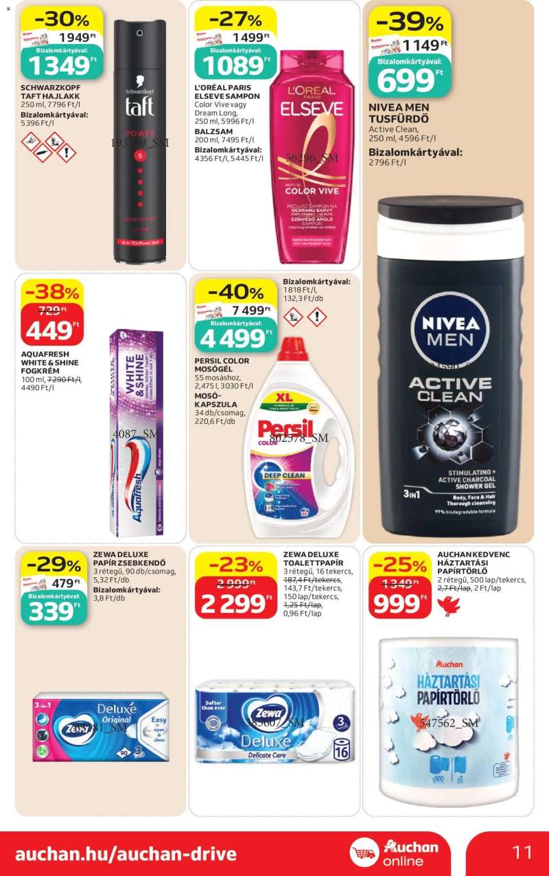 Auchan Auchan Szupermarket akciós újság 11 oldal