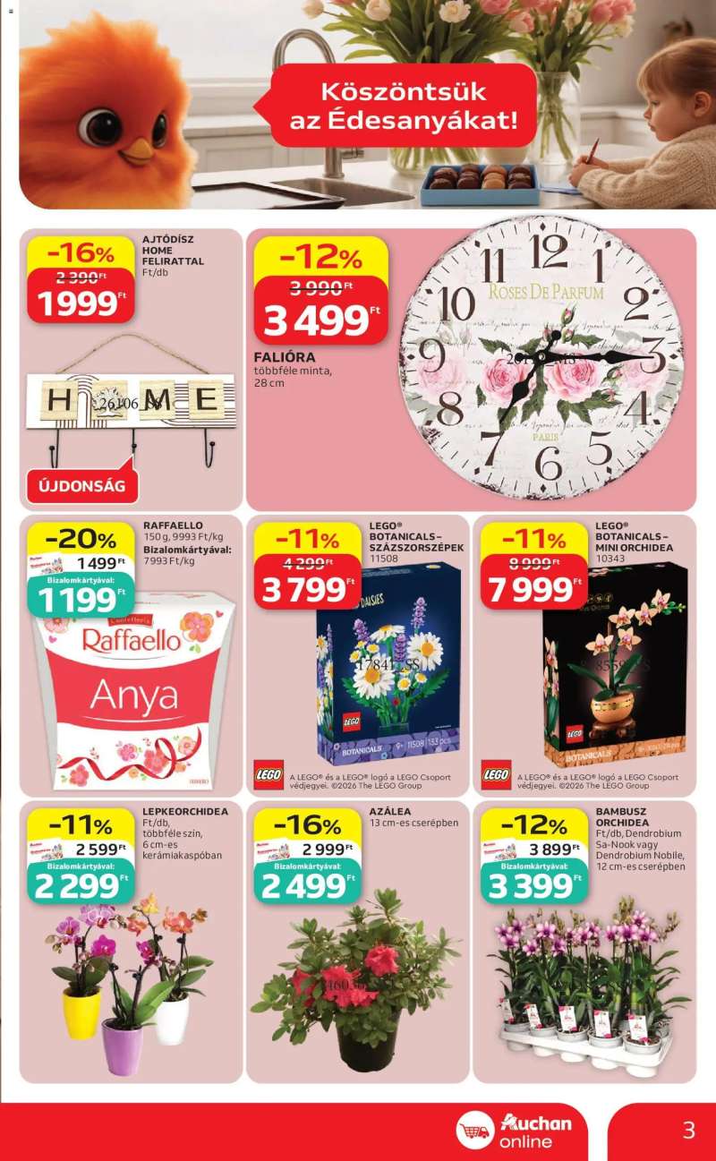 Auchan Auchan Szupermarket akciós újság 3 oldal