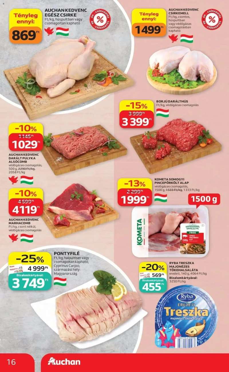 Auchan Auchan újság érvényessége 2026.05.06-ig 16 oldal